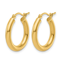 Load image into Gallery viewer, 10K Polished Hinged Hoop Earrings
