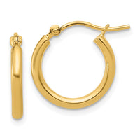 Load image into Gallery viewer, 10K Polished Hinged Hoop Earrings
