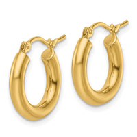 Load image into Gallery viewer, 10K Polished Hinged Hoop Earrings
