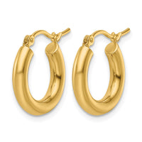 Load image into Gallery viewer, 10K Polished Hinged Hoop Earrings

