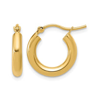 Load image into Gallery viewer, 10K Polished Hinged Hoop Earrings
