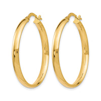 Load image into Gallery viewer, 10K Gold Polished Hoop Earrings
