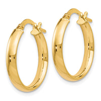 Load image into Gallery viewer, 10K Gold Polished Hoop Earrings
