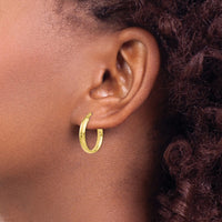 Load image into Gallery viewer, 10K Gold Polished Hoop Earrings
