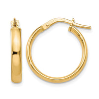 Load image into Gallery viewer, 10K Gold Polished Hoop Earrings
