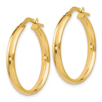Load image into Gallery viewer, 10K Gold Polished Hoop Earrings
