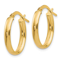 Load image into Gallery viewer, 10K Polished Yellow Gold Hoop Earrings

