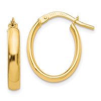 Load image into Gallery viewer, 10K Polished Yellow Gold Hoop Earrings
