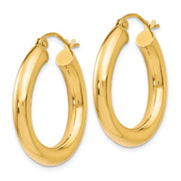 Load image into Gallery viewer, 10K Polished Lightweight Hoop Earrings
