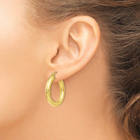 Load image into Gallery viewer, 10K Polished Lightweight Hoop Earrings
