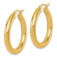 Load image into Gallery viewer, 10K Polished Lightweight Hoop Earrings
