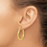 Load image into Gallery viewer, 10K Polished Lightweight Hoop Earrings
