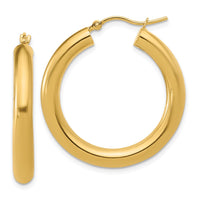 Load image into Gallery viewer, 10K Polished Lightweight Hoop Earrings
