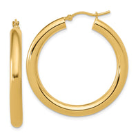 Load image into Gallery viewer, 10K Polished Lightweight Hoop Earrings
