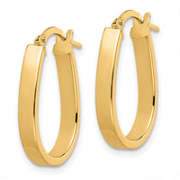 Load image into Gallery viewer, 10K Polished U-Shape Hoop Earrings
