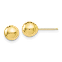 Load image into Gallery viewer, 10K Polished Ball Post Earrings
