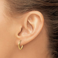 Load image into Gallery viewer, 10k 1.2mm Polished Round Endless Hoop Earrings
