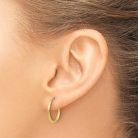 Load image into Gallery viewer, 10k 1.2mm Polished Round Endless Hoop Earrings
