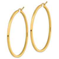 Load image into Gallery viewer, 10k 2mm Square Tube Hoop Earrings
