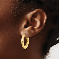Load image into Gallery viewer, 10K Polished Hoop Earrings
