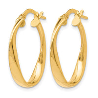 Load image into Gallery viewer, 10K Polished Hoop Earrings
