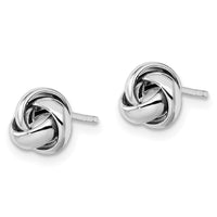 Load image into Gallery viewer, 10K White Gold Polished Post Earrings
