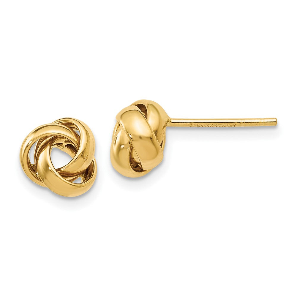 10K Polished Post Earrings