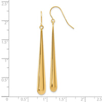 Load image into Gallery viewer, 10K Polished Shepherd Hook Earrings
