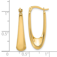 Load image into Gallery viewer, 10K Polished Hoop Earrings
