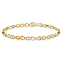 Load image into Gallery viewer, 10K Polished and D/C Bracelet
