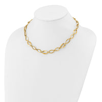 Load image into Gallery viewer, 10k Polished Link Necklace
