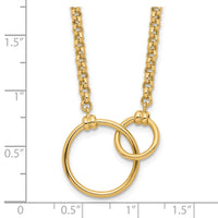 Load image into Gallery viewer, 10k Polished Link Necklace
