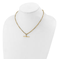 Load image into Gallery viewer, 10K Polished Fancy Link Bar Necklace
