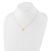 Load image into Gallery viewer, 10K Polished V Necklace
