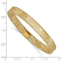 Load image into Gallery viewer, 10K Polished Stretch Bangle
