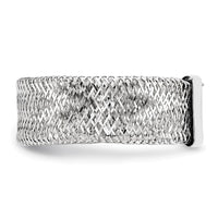 Load image into Gallery viewer, 10k w/White Rhodium-plating Stretch Ring
