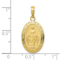 Load image into Gallery viewer, 10k Miraculous Medal Pendant
