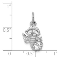Load image into Gallery viewer, 10k White Gold Scorpion Charm

