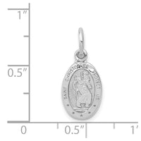 Load image into Gallery viewer, 10K White Gold St. Christopher Medal

