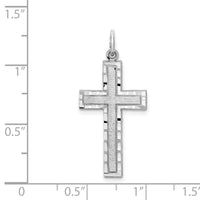 Load image into Gallery viewer, 10K White Gold Cross Charm
