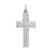Load image into Gallery viewer, 10K White Gold Cross Charm
