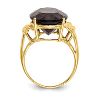 Load image into Gallery viewer, 10k Smoky Quartz Ring
