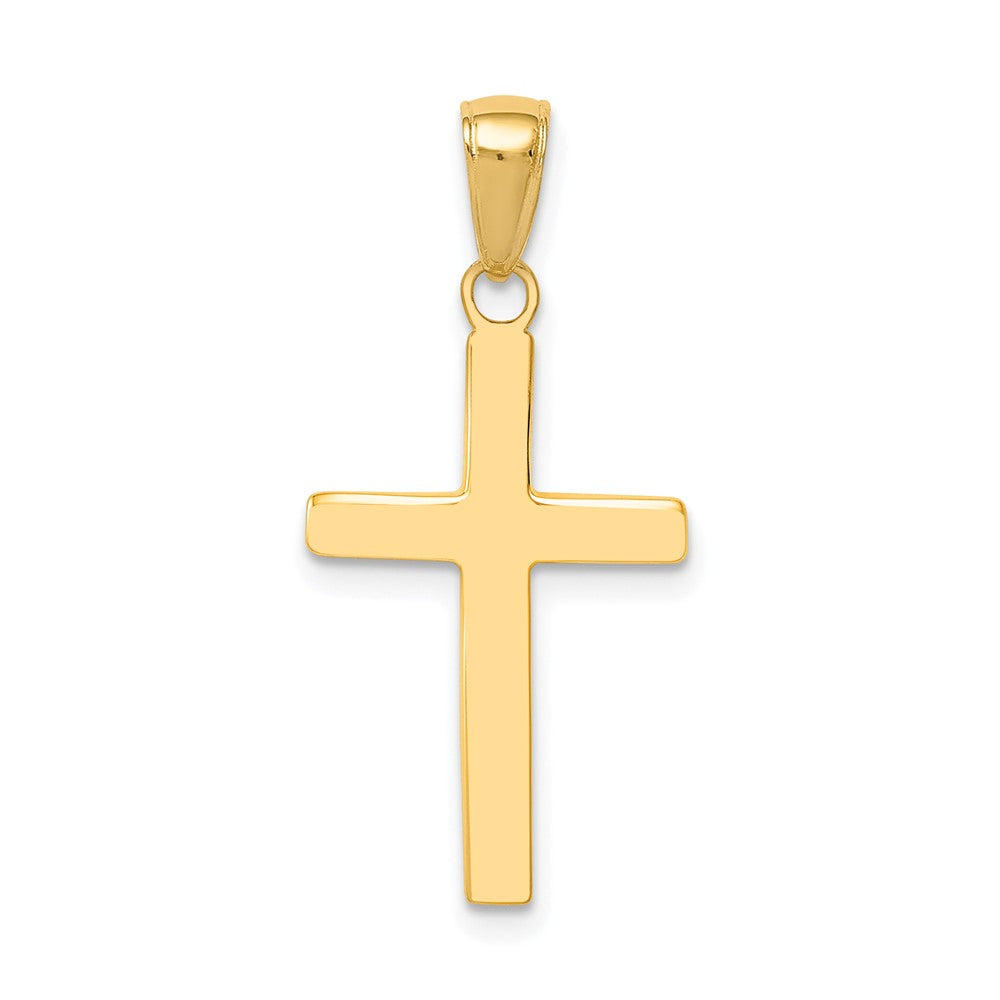 10k Polished Cross Pendant