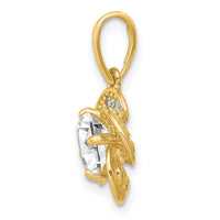 Load image into Gallery viewer, 10K Tiara Collection Polished CZ Pendant
