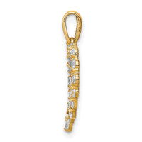 Load image into Gallery viewer, 10K CZ Heart Pendant
