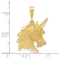 Load image into Gallery viewer, 10k Unicorn Head Charm

