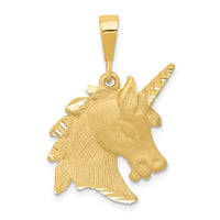 Load image into Gallery viewer, 10k Unicorn Head Charm
