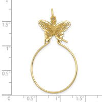 Load image into Gallery viewer, 10k Butterfly Holder Charm
