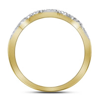 Load image into Gallery viewer, 14kt Yellow Gold Round Diamond Bridal Wedding Ring Band Set 1 Cttw
