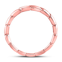 Load image into Gallery viewer, 10kt Tri-Tone Gold Womens Round Diamond 3-Piece Stackable Band Ring Set 1/6 Cttw
